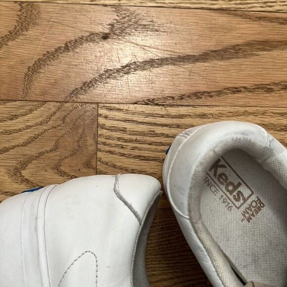 KEDS ACE LACE-UP WHITE LEATHER SNEAKERS SIZE 11 - Picture 3 of 6
